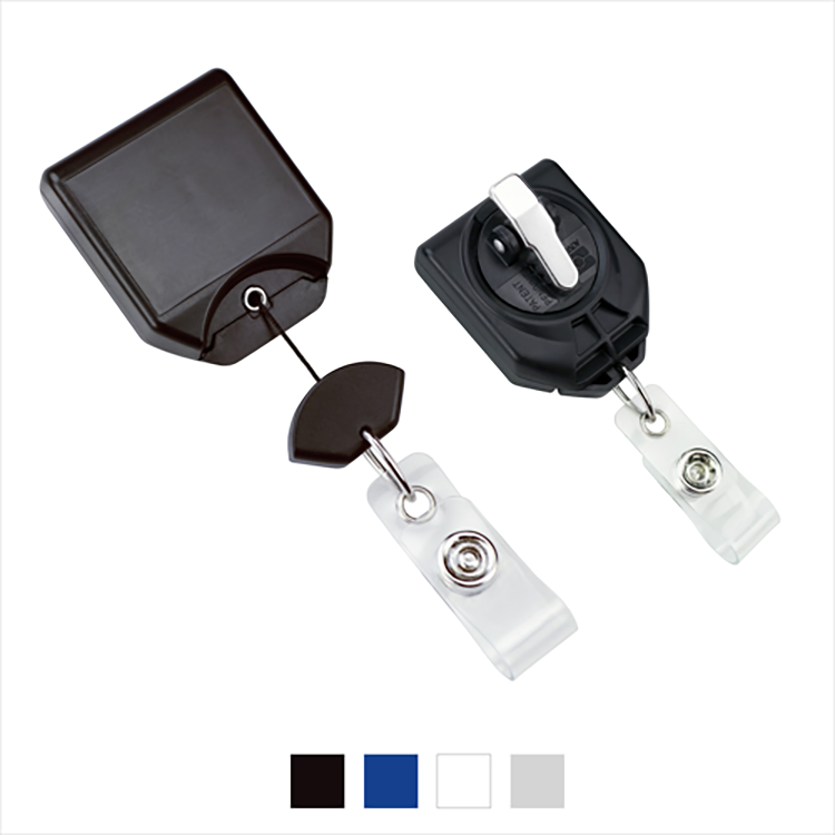 Badge Reel with Swivel Toothed Clamp 1