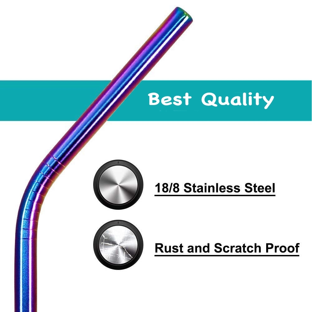 10.5" Stainless Steel Straw for Tumblers Cups Mugs 1