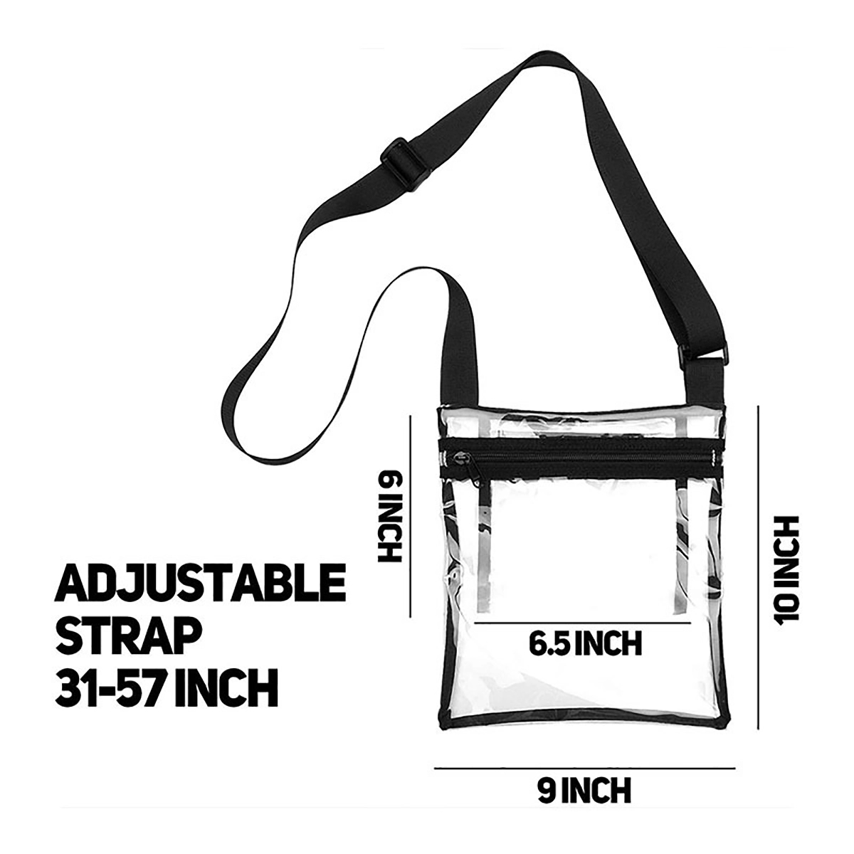 Crossbody Messenger Shoulder Bag With Adjustable Strap 3