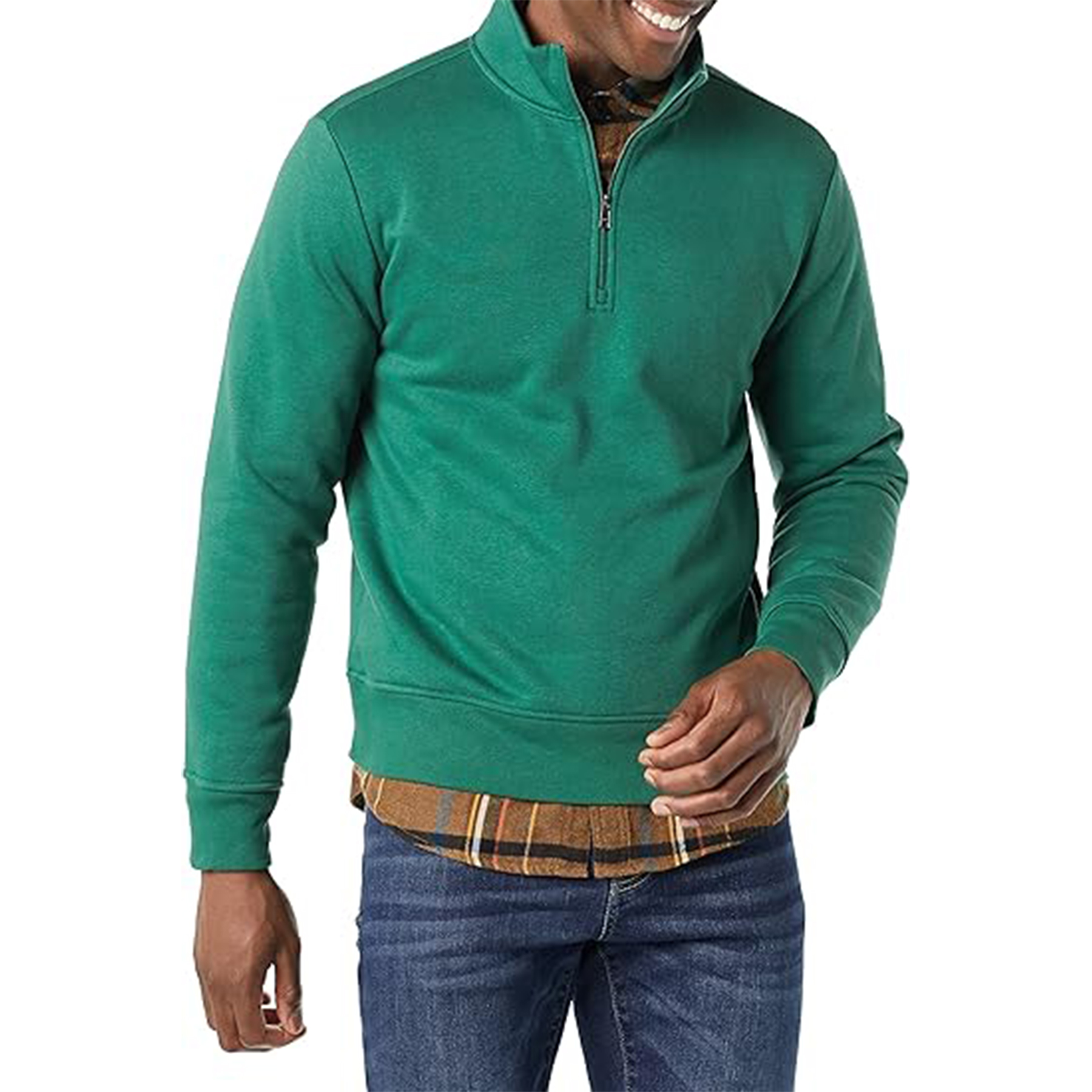 Men Quarter Zip Pullover Sweatshirt, custom hoodie or sweatshirt with logo imprint 21