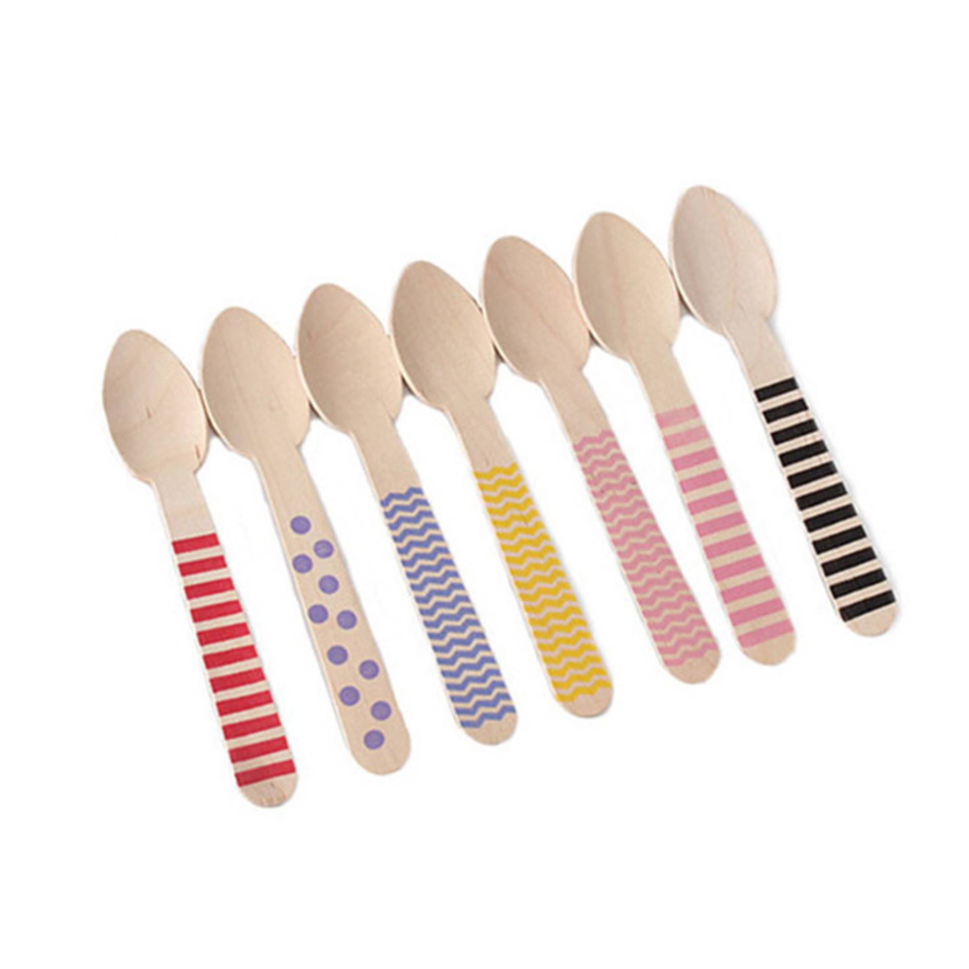 Custom Wooden Reusable Utensil Set 4