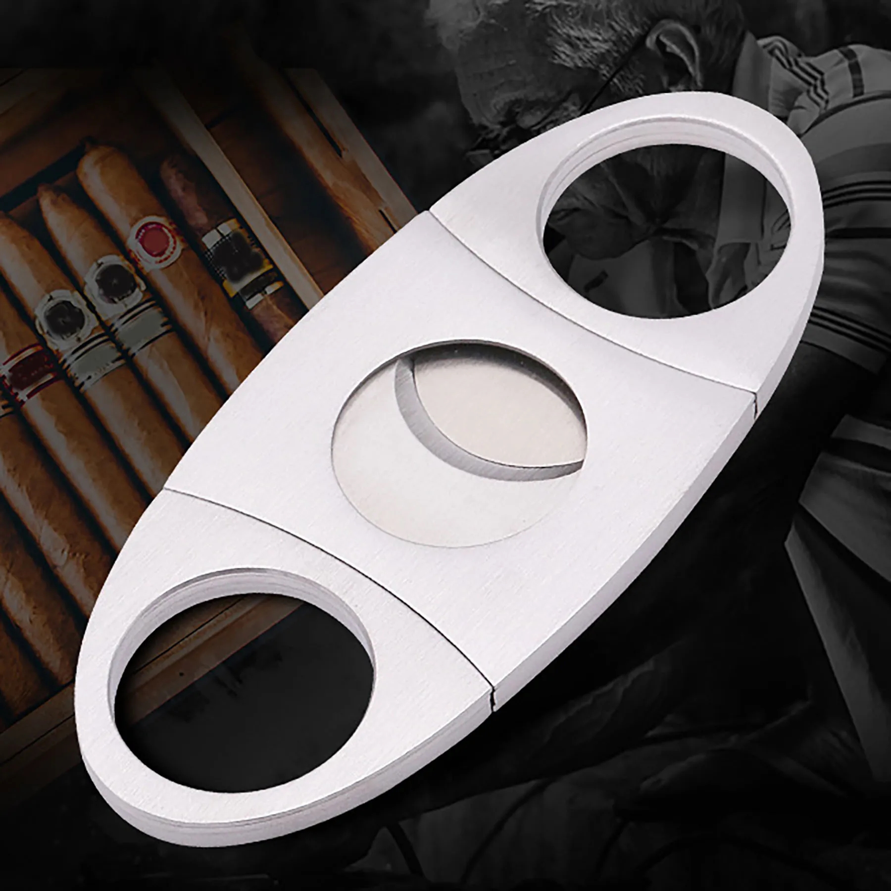 Stainless Steel Cigar Cutter 2