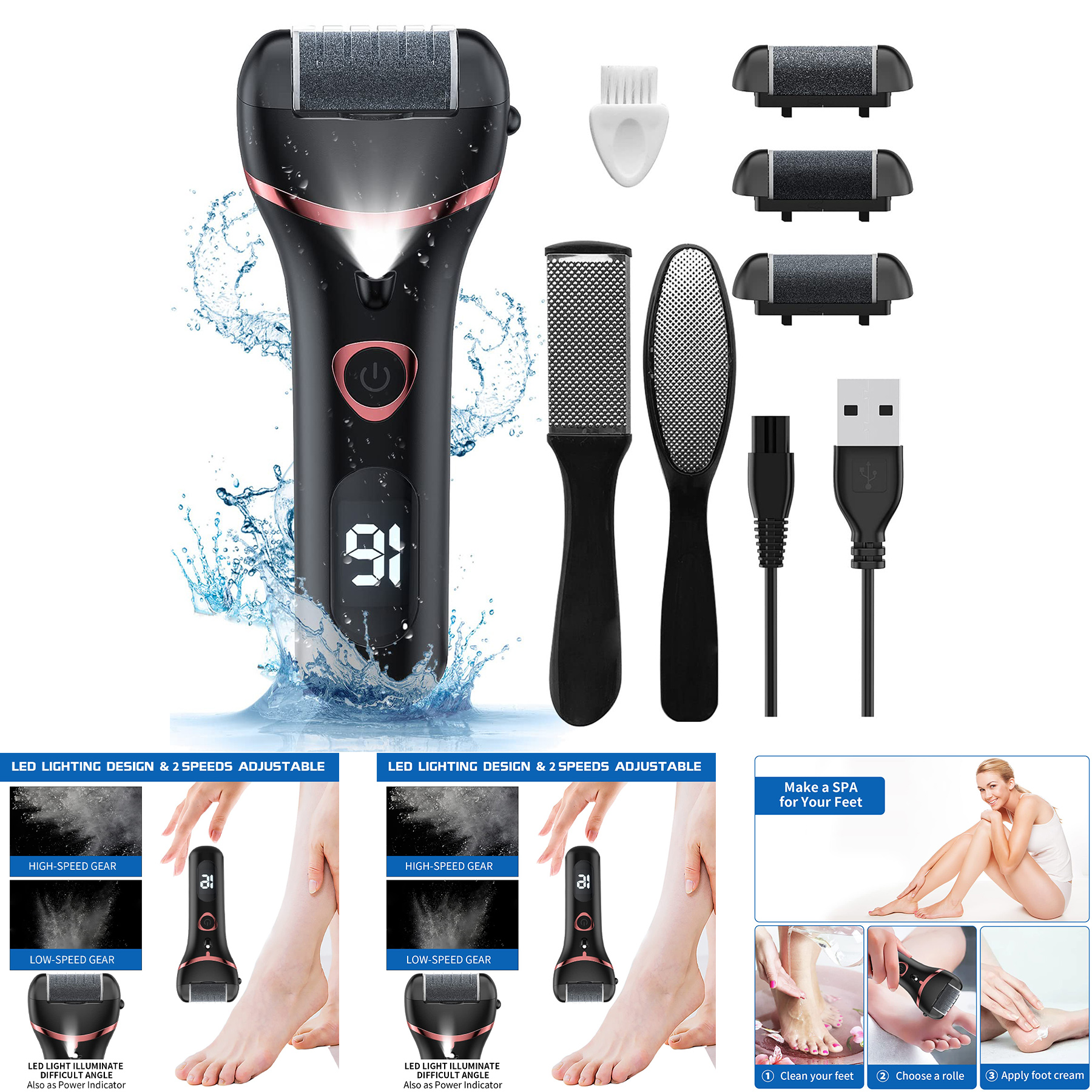Electric Foot Callus Remover 2