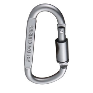 Aluminum D-Ring Locking Carabiner 12