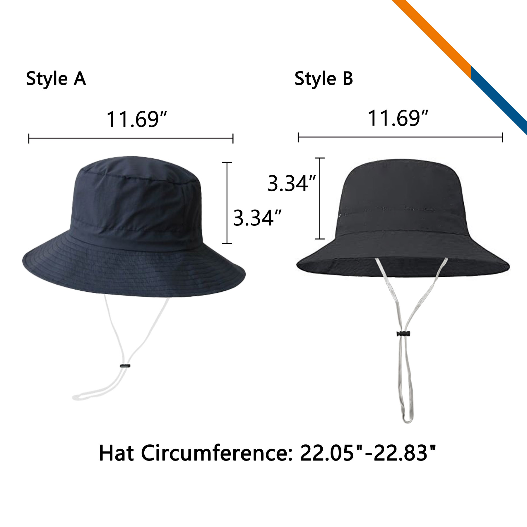 PeakBrim Foldable Hiking Bucket Hat With String 4