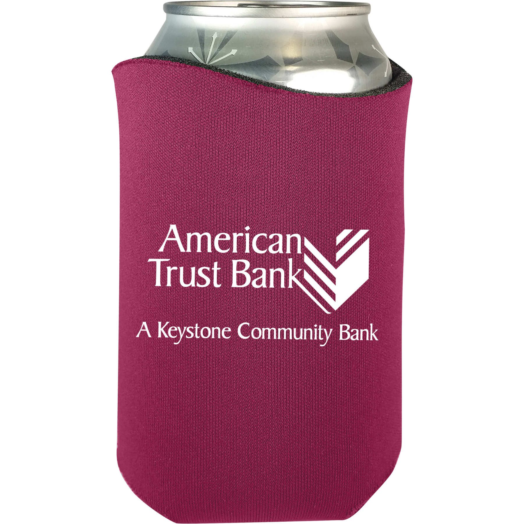 Curve Scuba can cooler, custom koozie with logo imprint 2