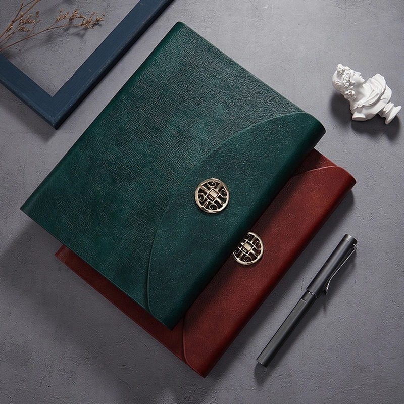 PU Leather A5 Business Travel Journal Binder Notebook 18