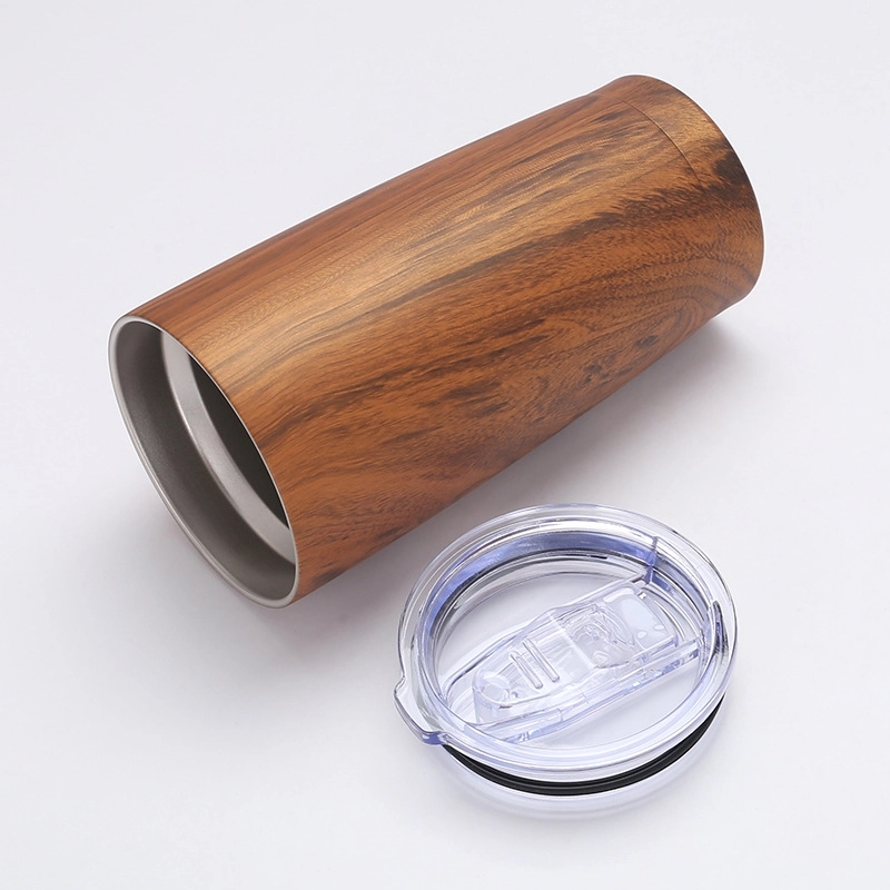 20oz Stainless Steel Wood Grain Tumbler w/ Lid 3