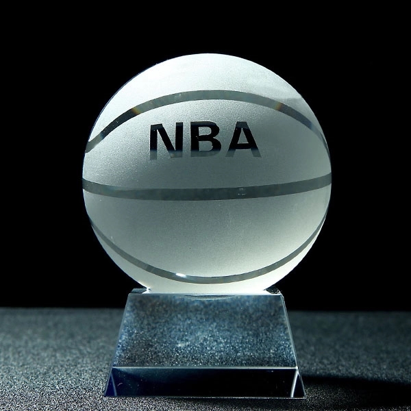 Crystal Basketball Sports Award 3