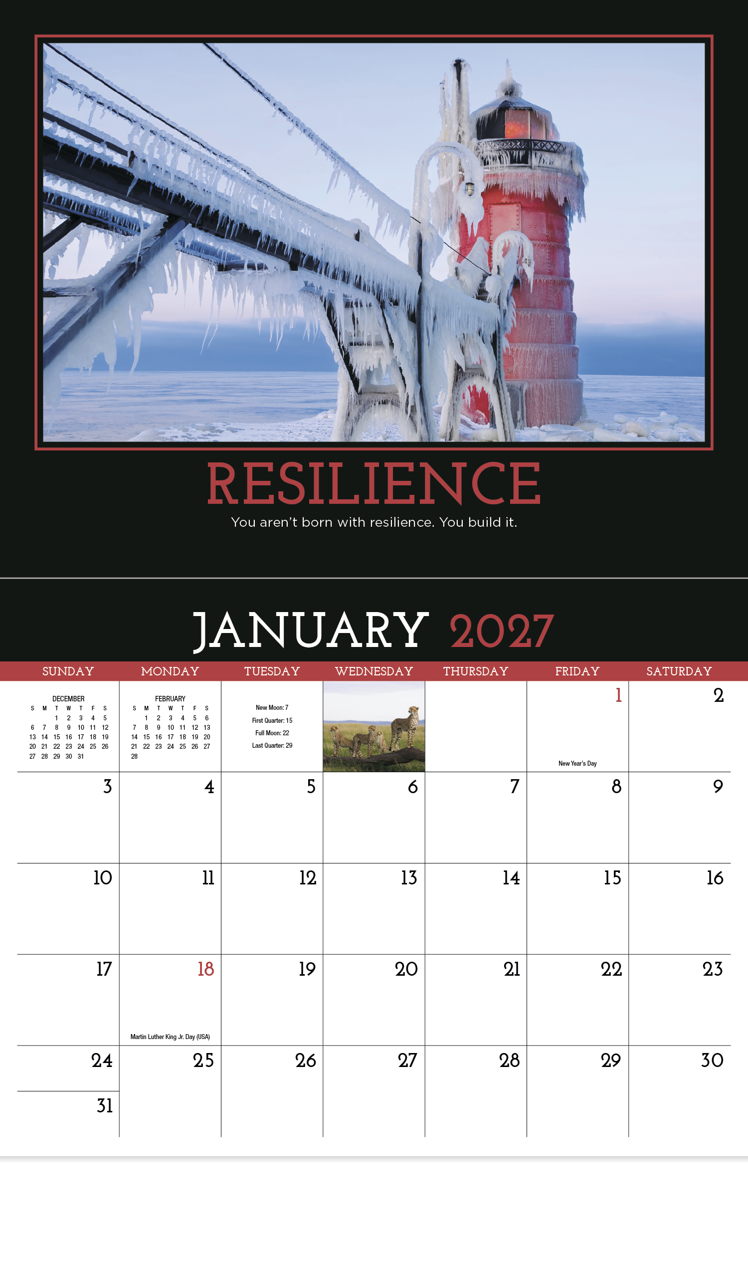 HotLine® Products Motivation Appointment Calendar (Motivational Quotes) - Stapled 48