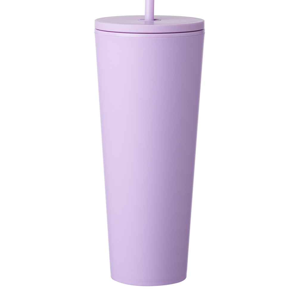 24 oz. Kenai Plastic Tumblers with Straw 18