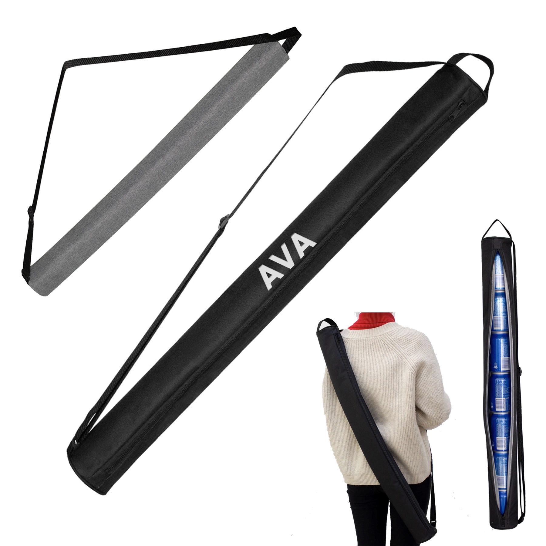 Cylinder Crossbody Cooler Bag 2