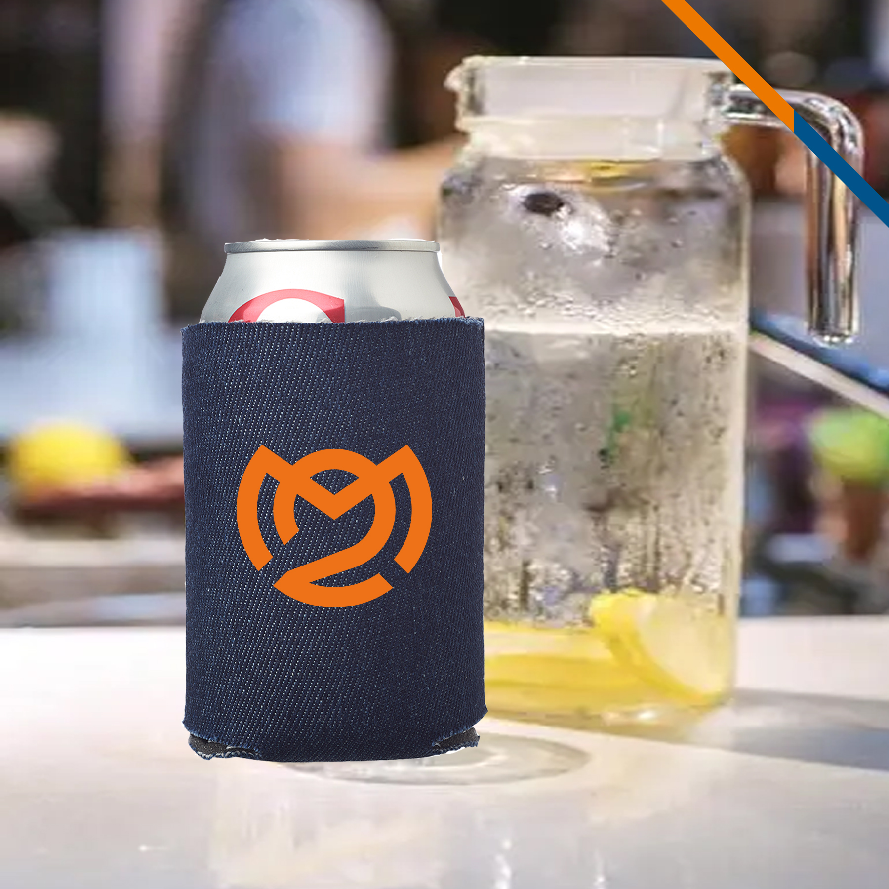 Broster Polyurethane Foam Collapsible Coolie, custom koozie with logo imprint 3