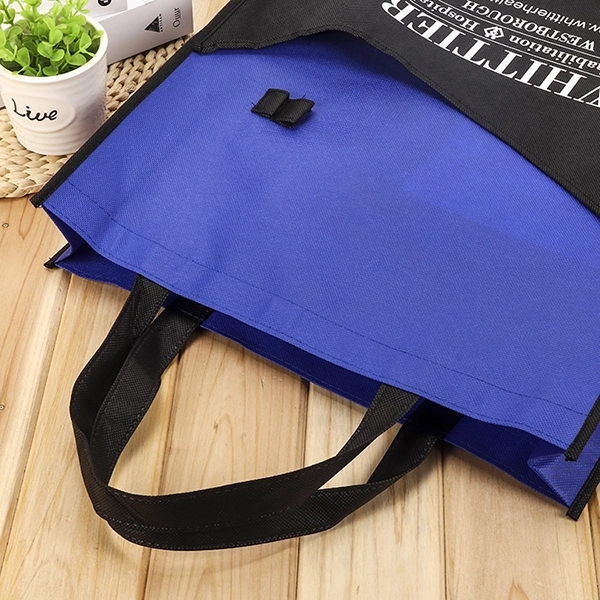 Promotional Non Woven Pocket Convention Tote Bag 3
