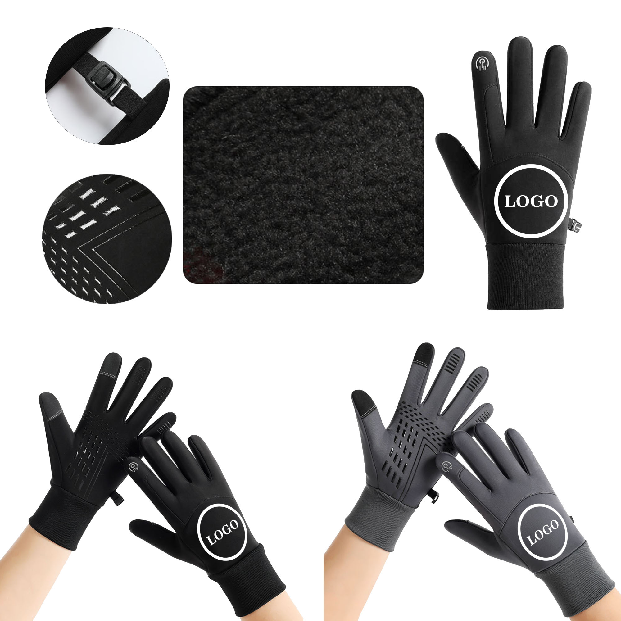 MOQ500 Touchscreen Riding Gloves 2