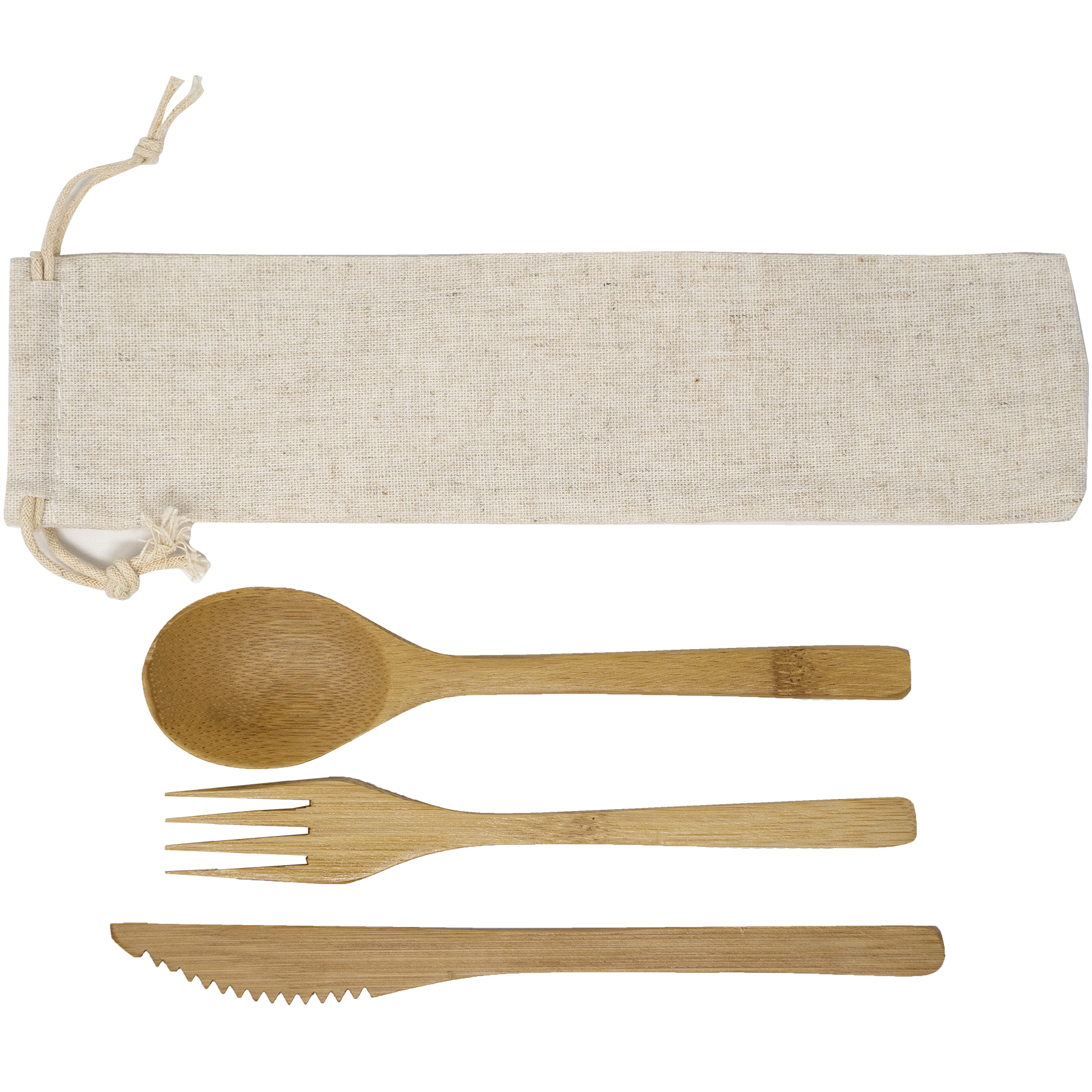 Bamboo Utensil Set 4