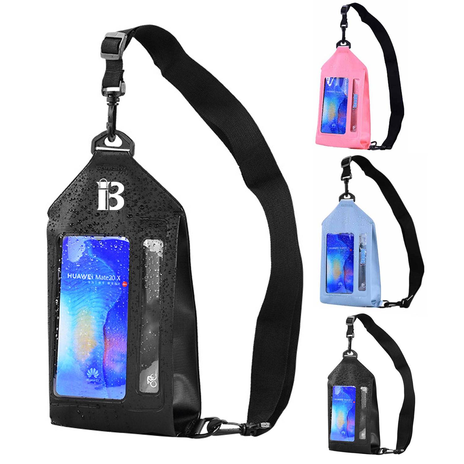 Sports waterproof touchscreen chest bag