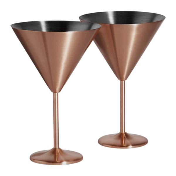 Stainless Steel Stemmed Martini Glass 7