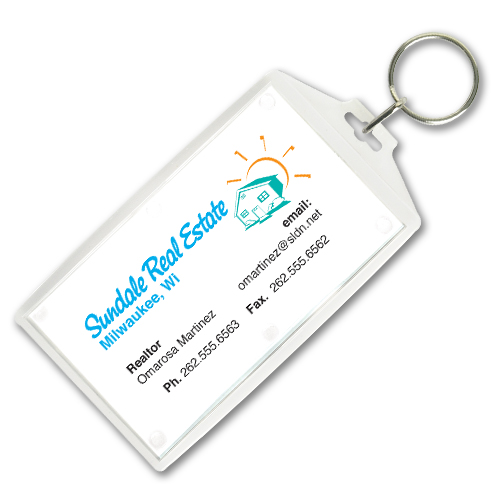 Business Card Snap-In Keytag