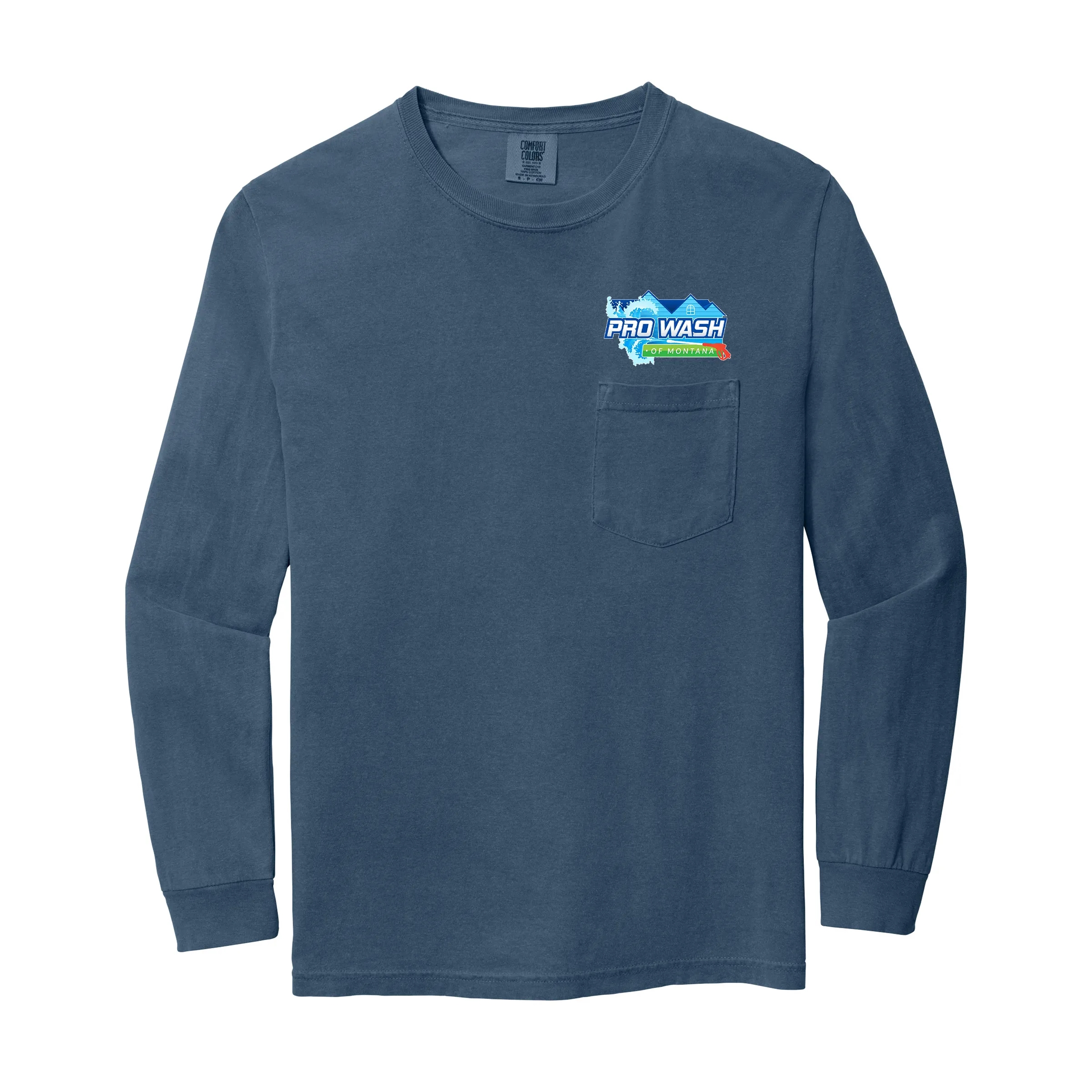 COMFORT COLORS ADULT 6.1 OZ LONG-SLEEVE POCKET T-SHIRT 13