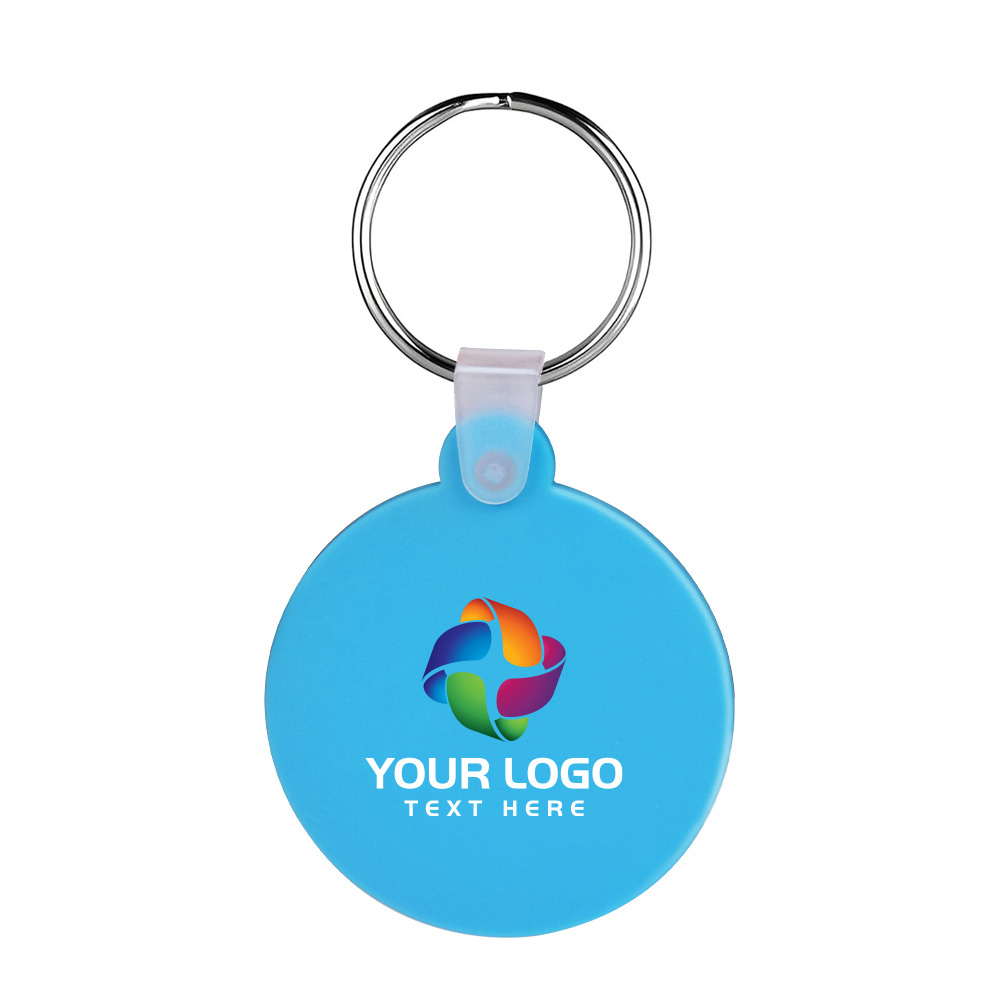 Round Shaped Silicone Keychain 28