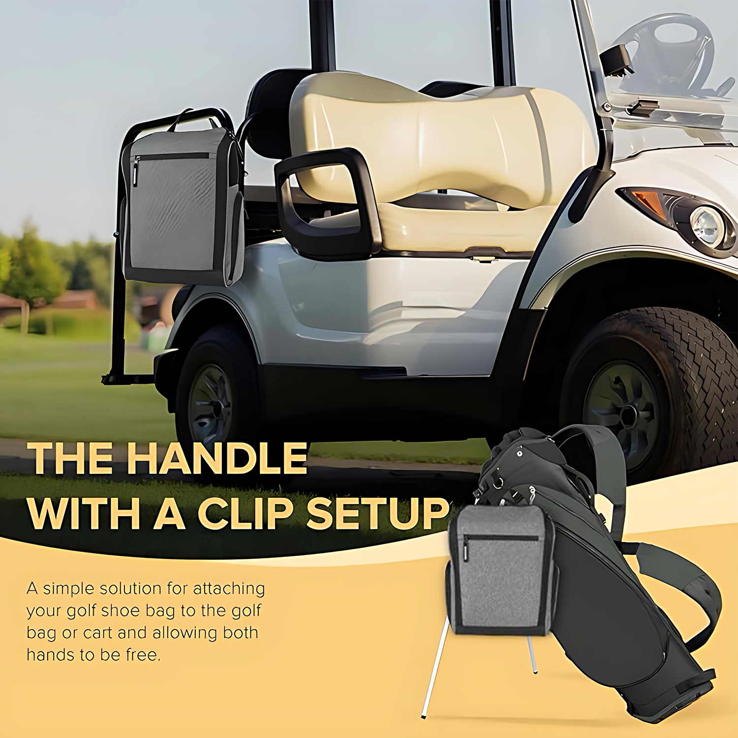 Ventilated Golf Shoe Bag w/ Zipper 5