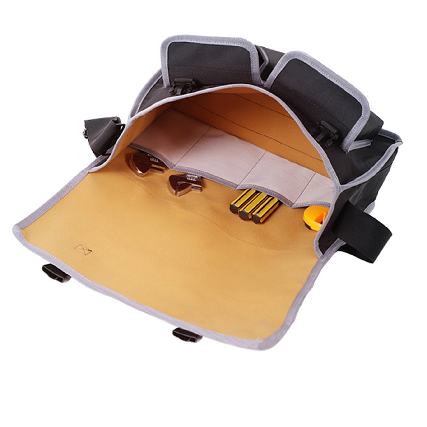 14-inch Wide Mouth Tool Bag with Water Proof Molded Base 6