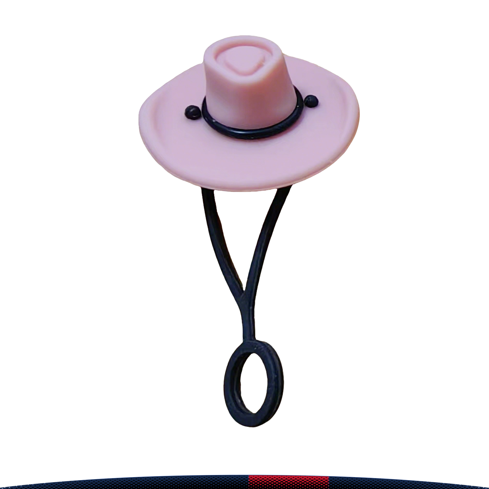 Silpex Cowboy Hat-Shaped Silicone Straw Topper 3
