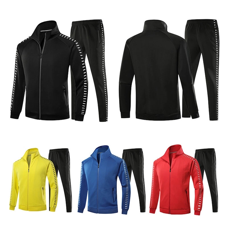 Custom Men's Tracksuit Set Full Zip Long Sleeve 4