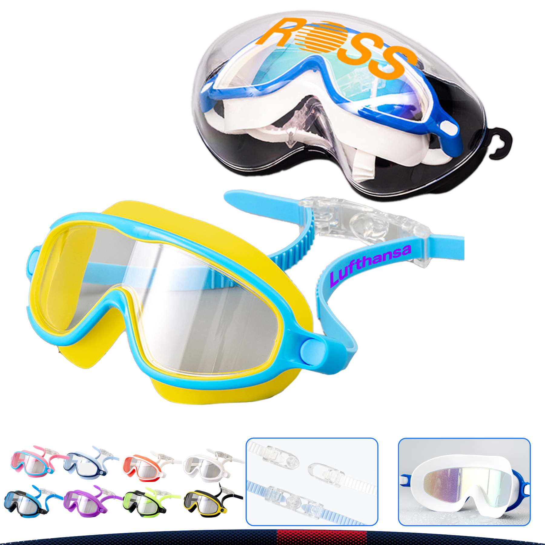 Molut Adult Swimming Goggles 8