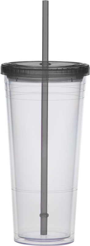 Extra Large Carnival Cup-Color Straw and Lid 25