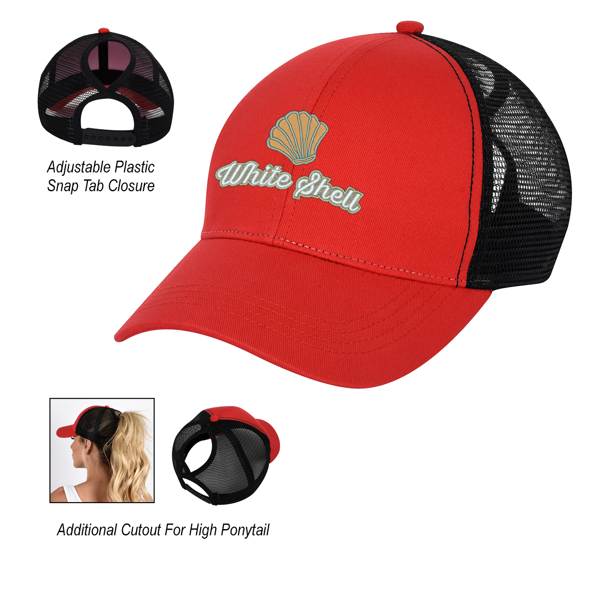 BED HEAD PONYTAIL CAP