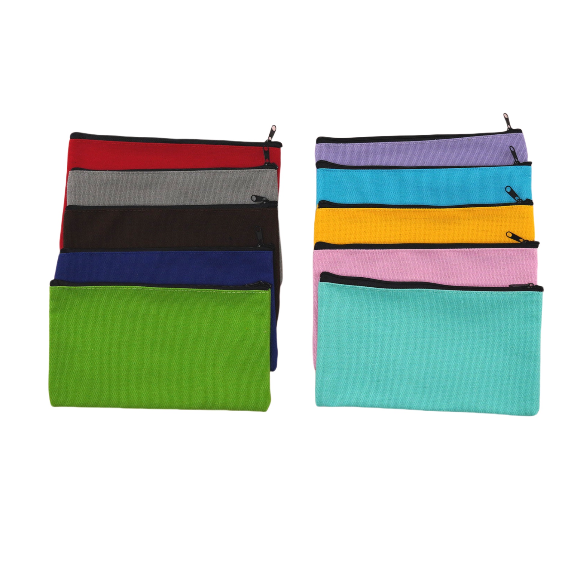 Multi-Purpose Canvas Pencil Pouch Travel Makeup Bag 5