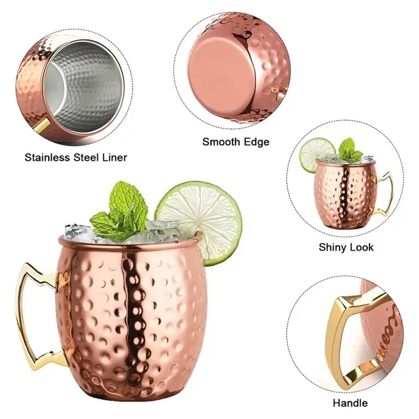 18 oz Moscow Mule Copper Mug 7