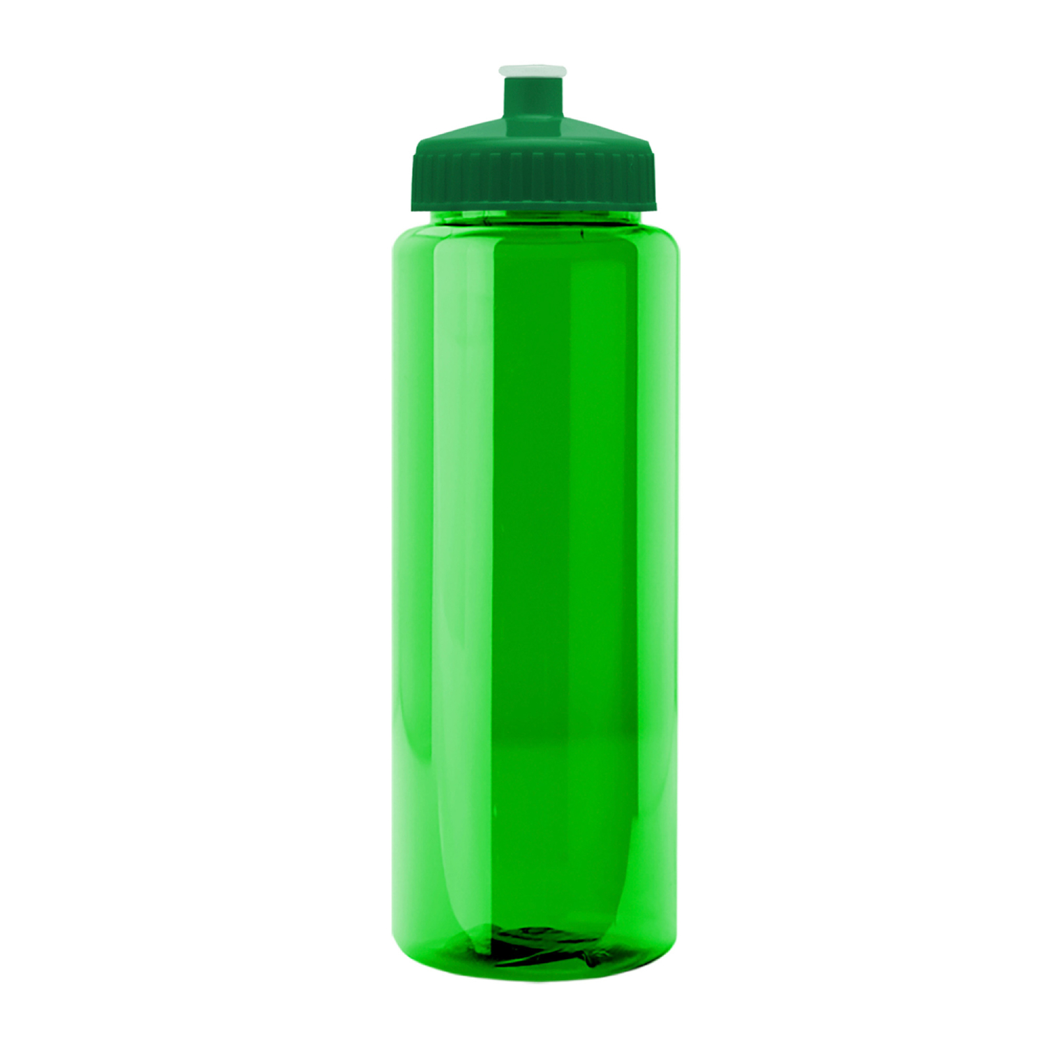 Push Pull Lid Transparent Sports Water Bottle, 32oz. 4