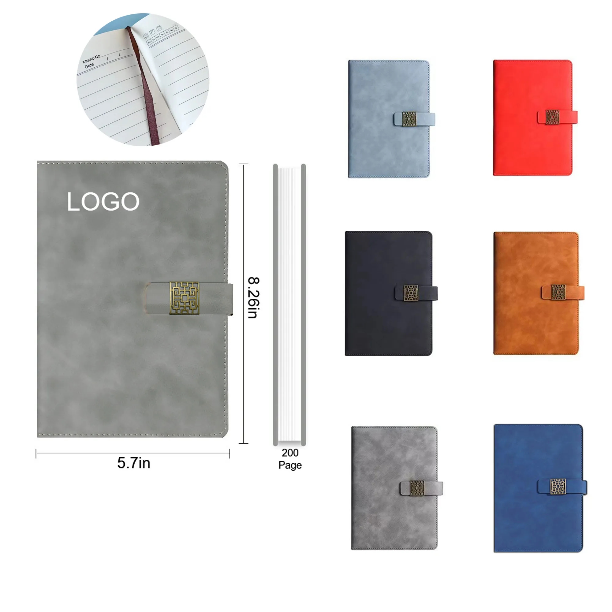 Pu Leather A5 Notebook 1