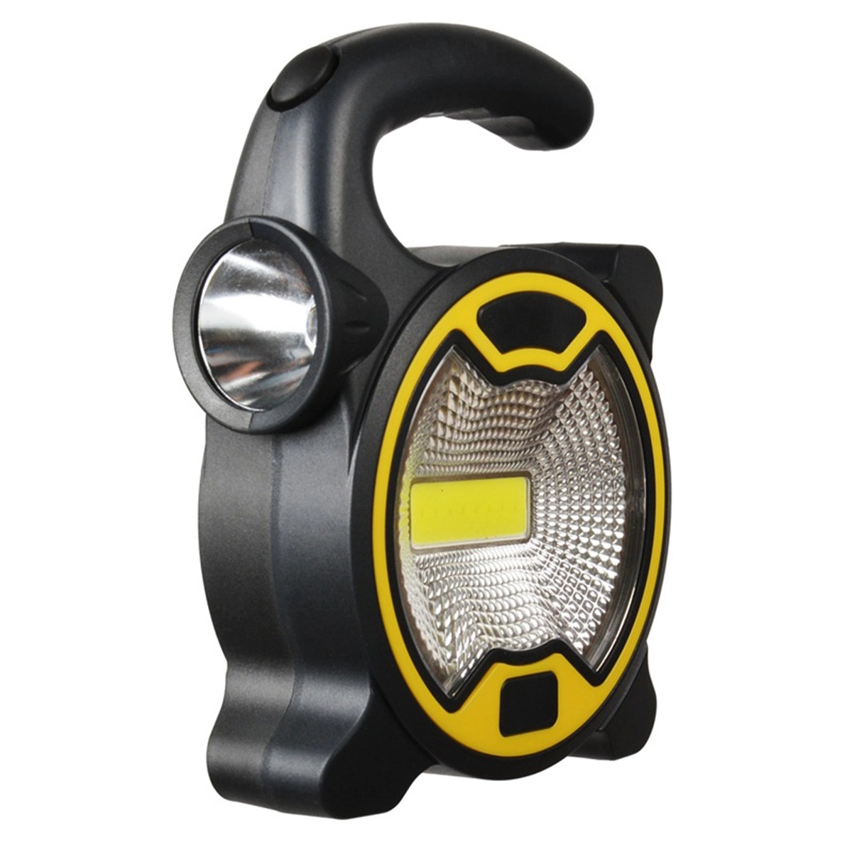 Portable LED COB Camping Flashlight with Side Torch Light 2