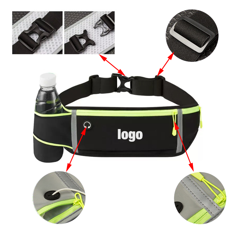 Sports Waist Bag With Water Bottle 1