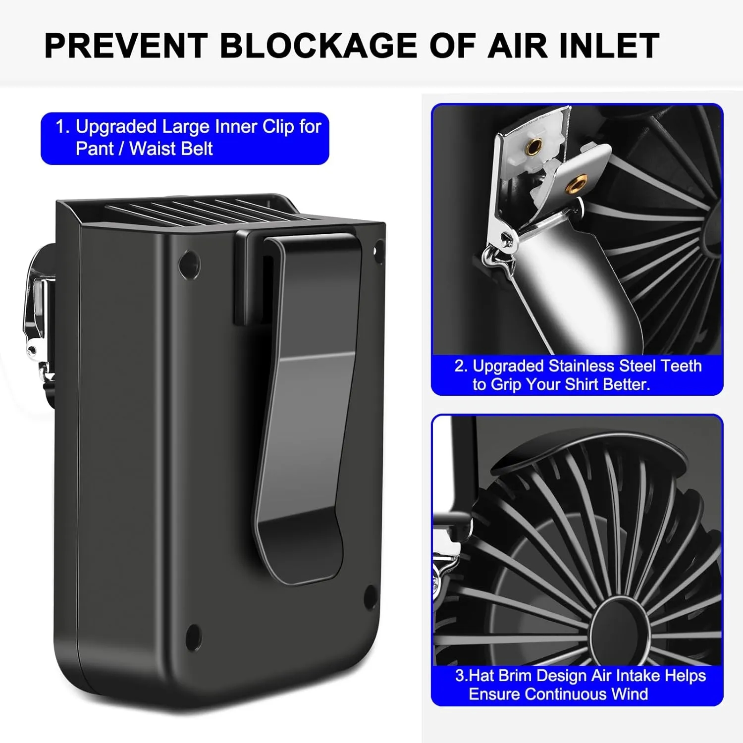Portable Waist Hanging Fan 4
