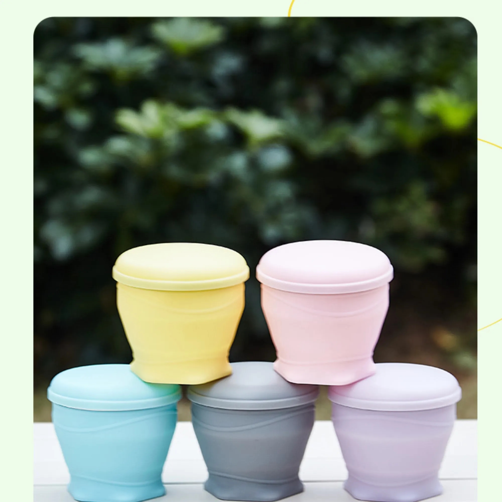 6oz Pocket Folding Water Cup Retractable Silicone Mug 2