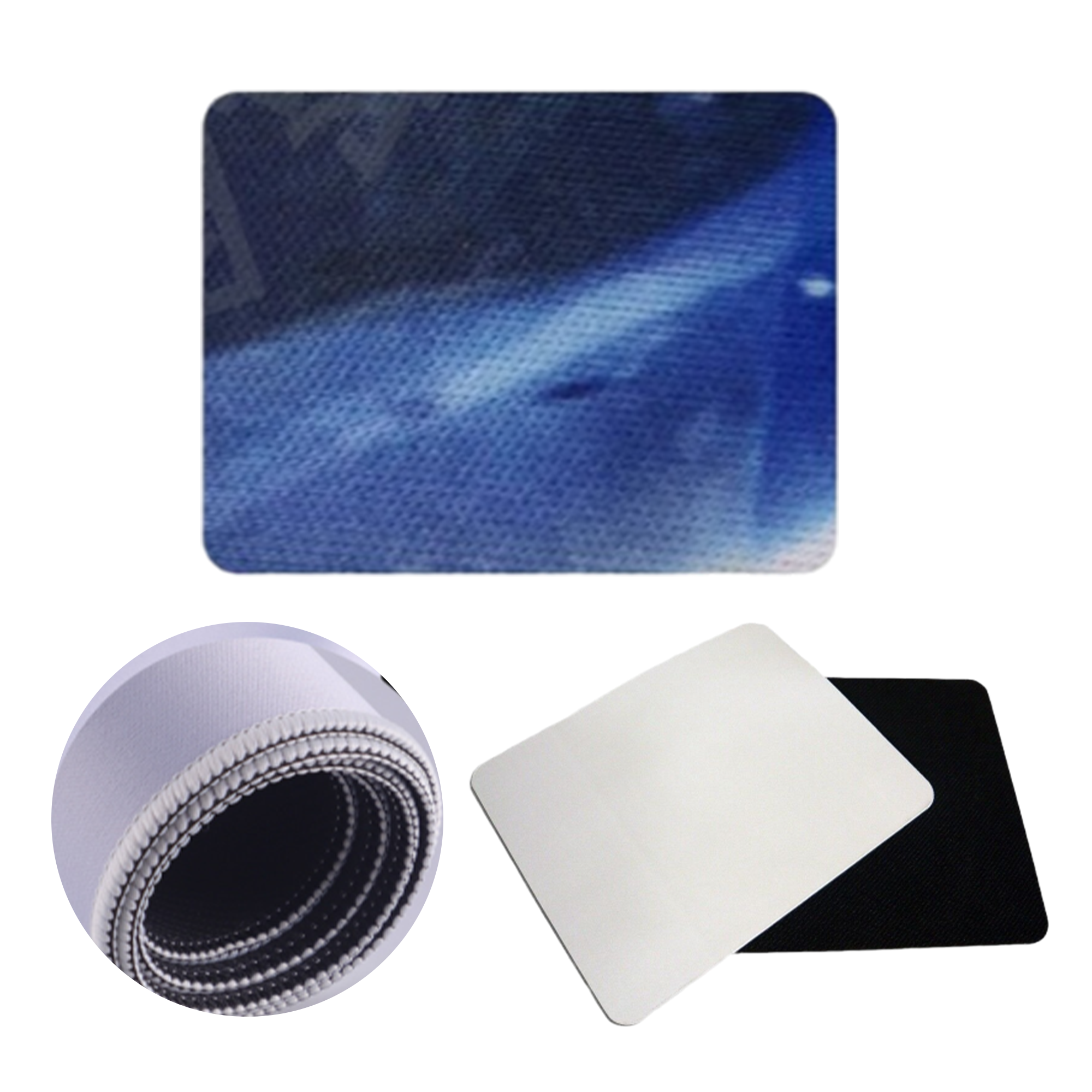 Rubber Anti-Slip Lock Edge Mouse Pad 1