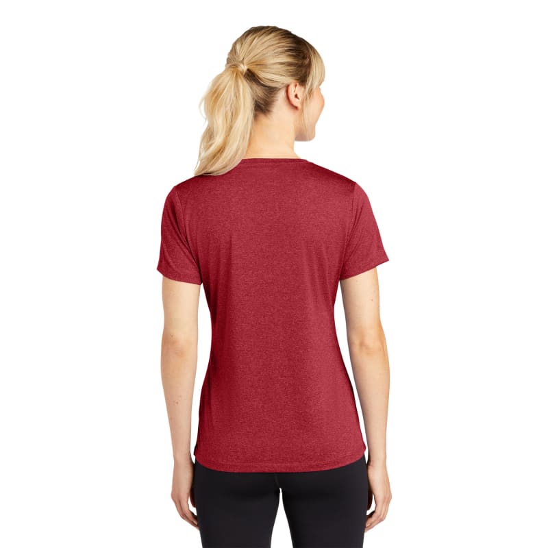 Sport-Tek Women's Heather Contender Scoop Neck Tee. 87