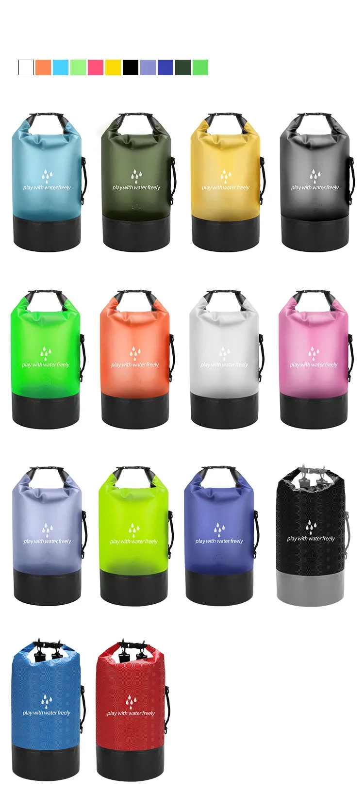 20L PVC large-capacity waterproof organizer bag 3