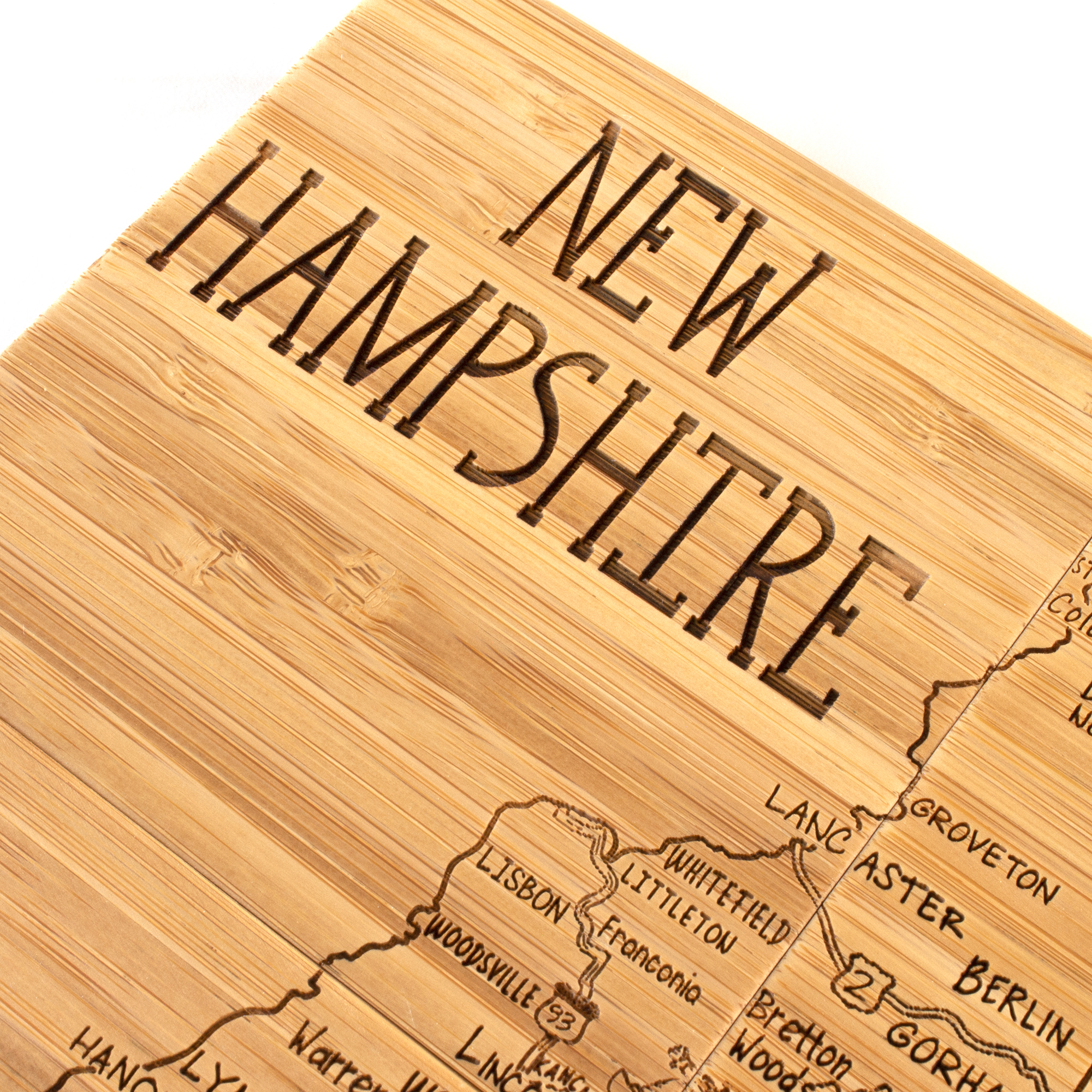 New Hampshire Puzzle Coaster Set 7