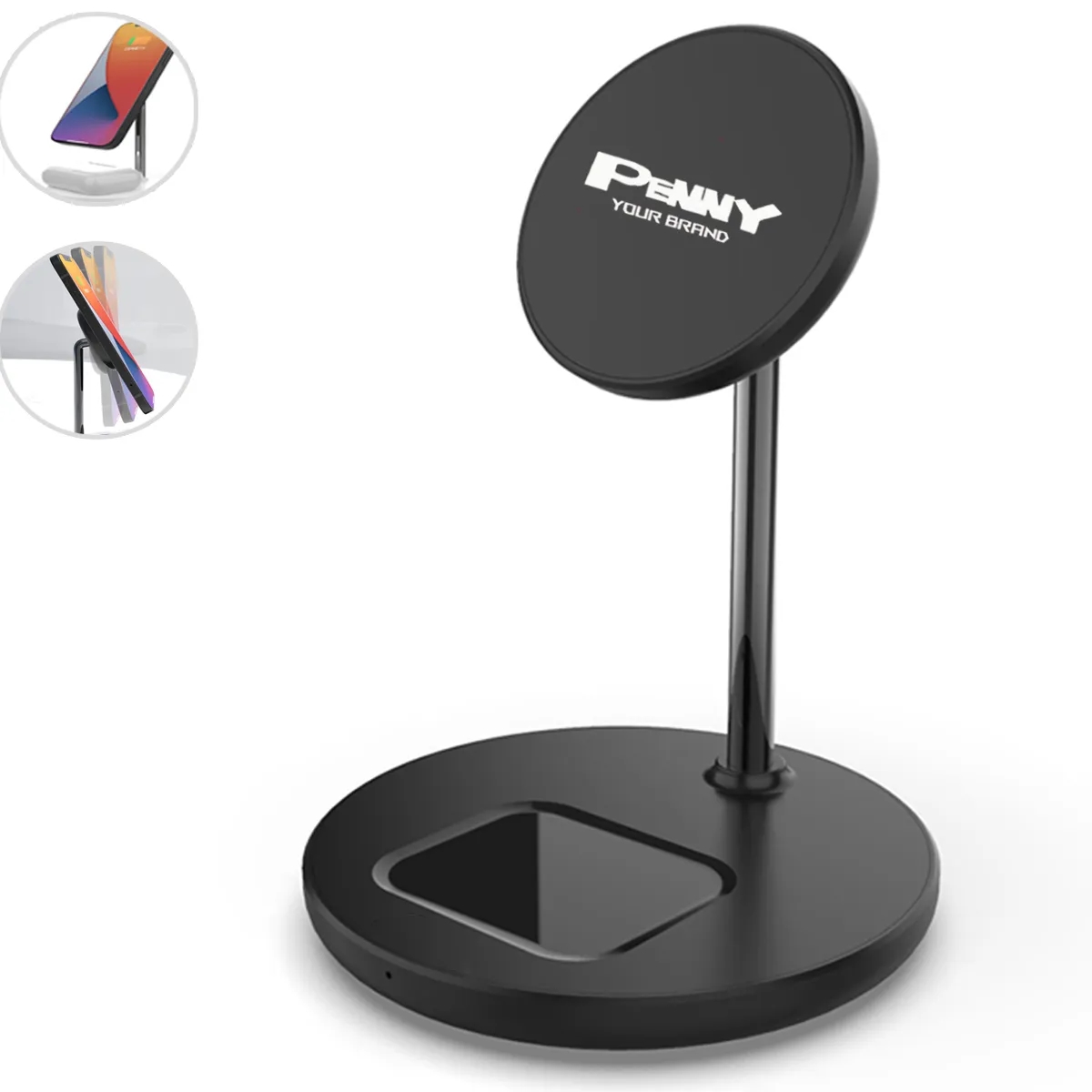 Multi-Functional 2-in-1 Magnetic Wireless Charger Stand 2
