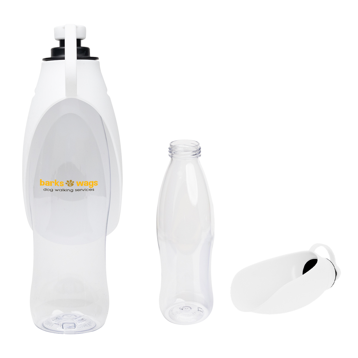 21 Oz. Recycled Pet Water Bottle & Dispensing Bowl 8