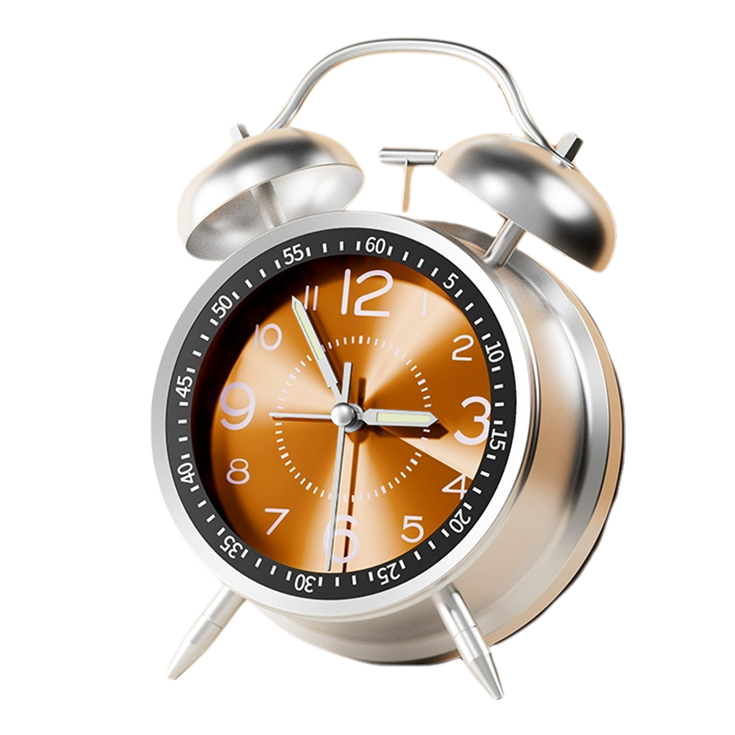Metal Mechanical Bell Alarm Clock 1