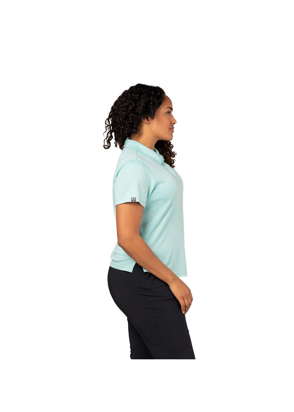 Storm Creek Women's Renewer Poly/Lyocell Blend Short Sleeve Polo 3