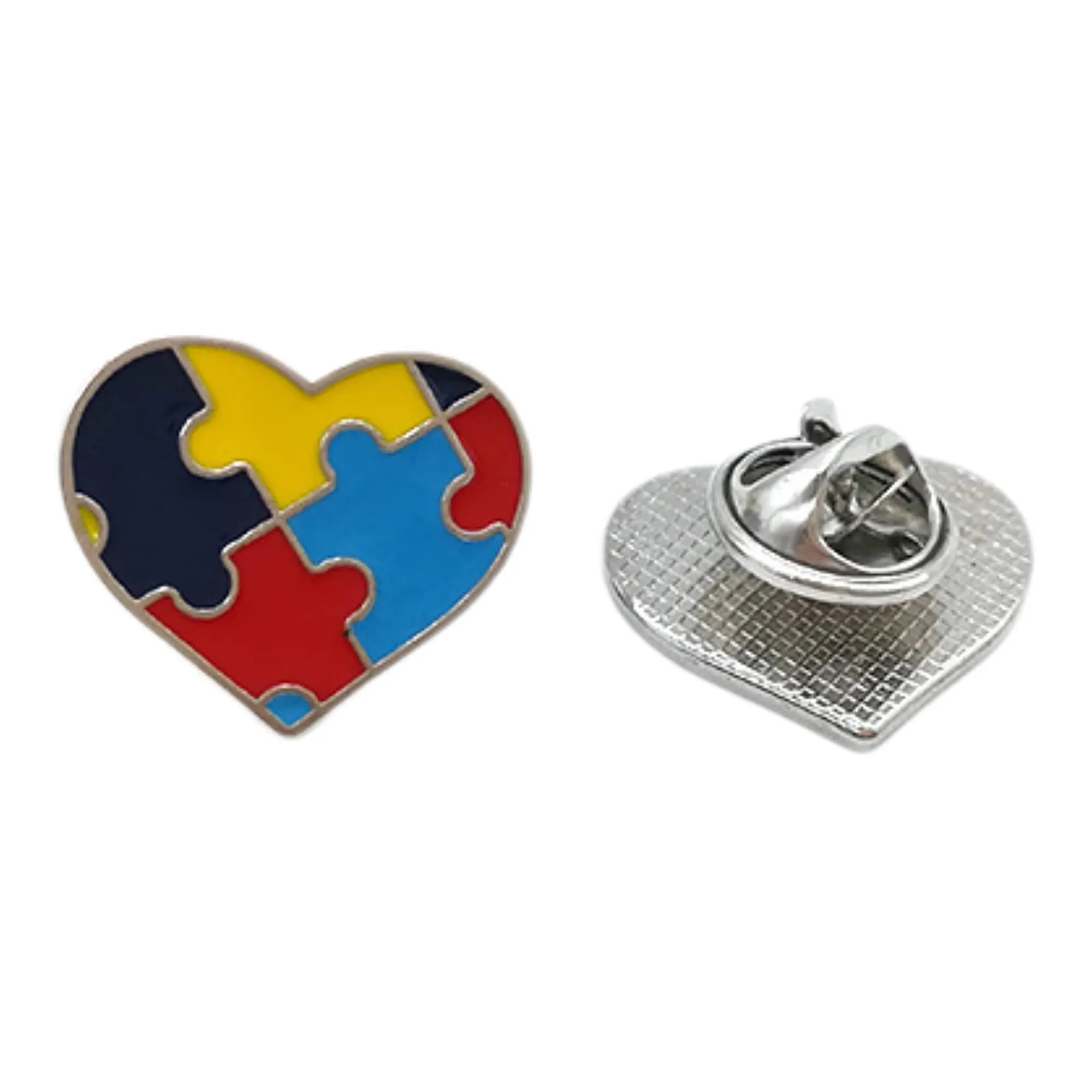 Autism Awareness Puzzle Piece Pin MOQ 30 2