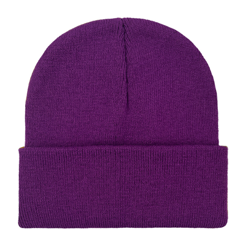 Knitted Cuffed Rolled Beanie 20